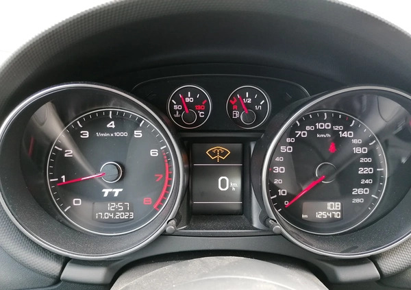 Audi TT cena 63400 przebieg: 125000, rok produkcji 2012 z Prabuty małe 742